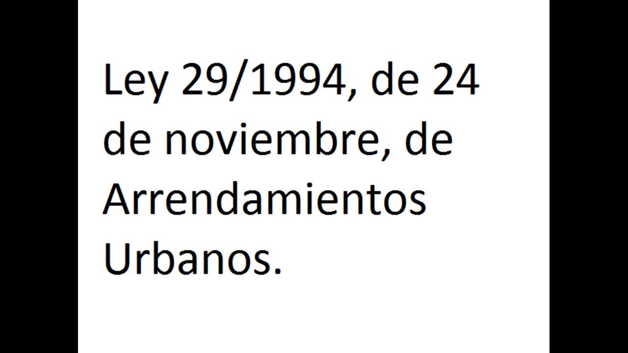 artículo 9.3 de la ley de arrendamientos urbanos