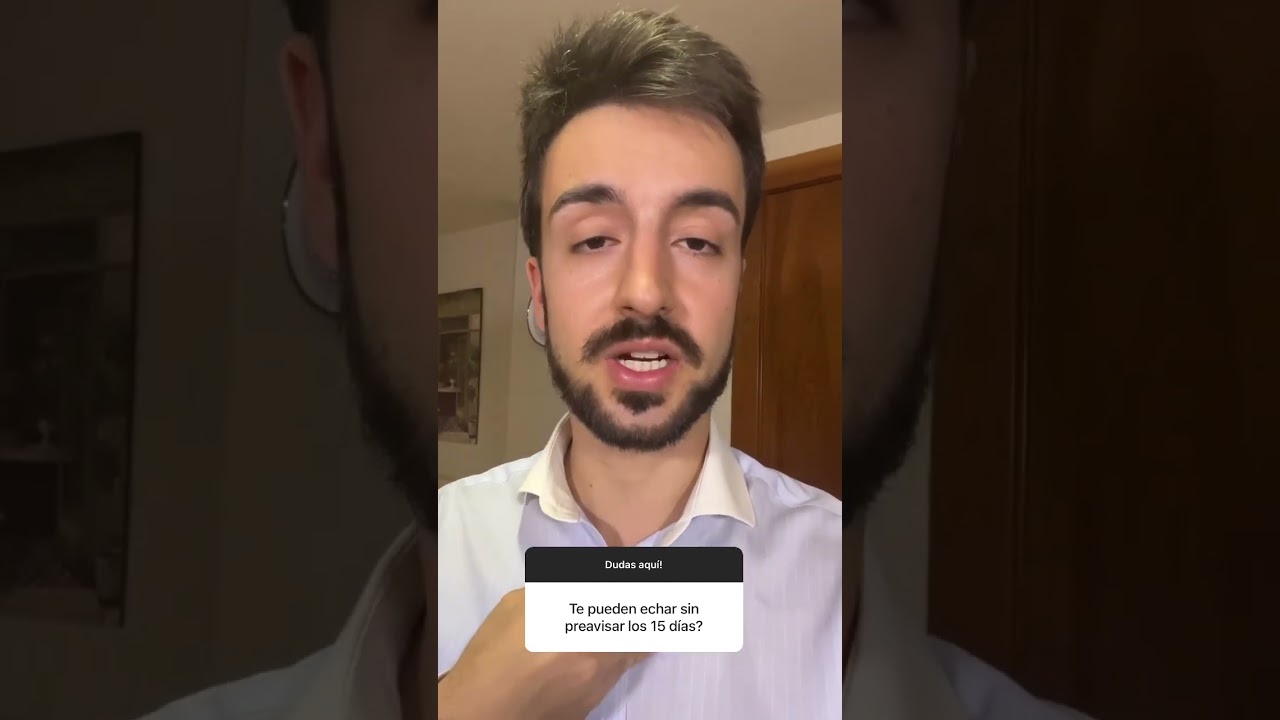 es obligatorio dar 15 dias de preaviso