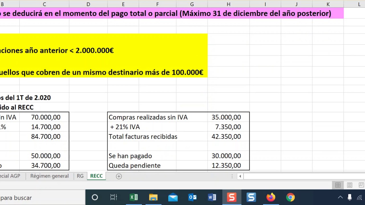 regimen especial del criterio de caja