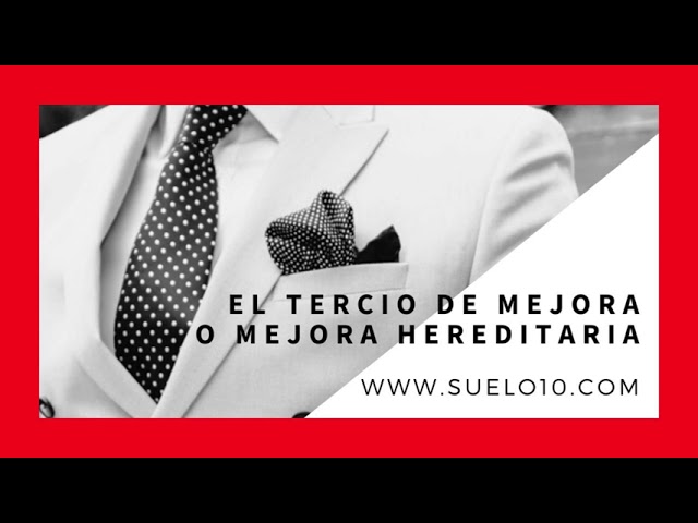 se puede dejar el tercio de mejora al cónyuge