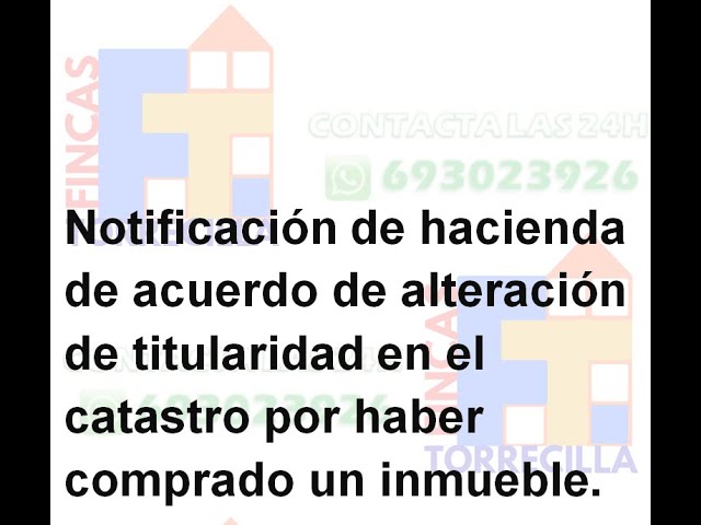 carta acuerdo de alteración de titularidad
