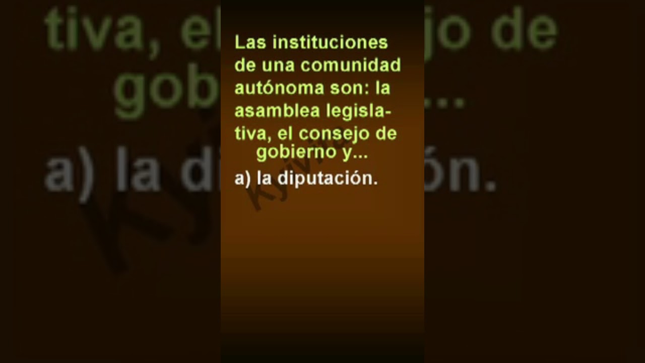 cuáles son las tres instituciones de una comunidad autónoma
