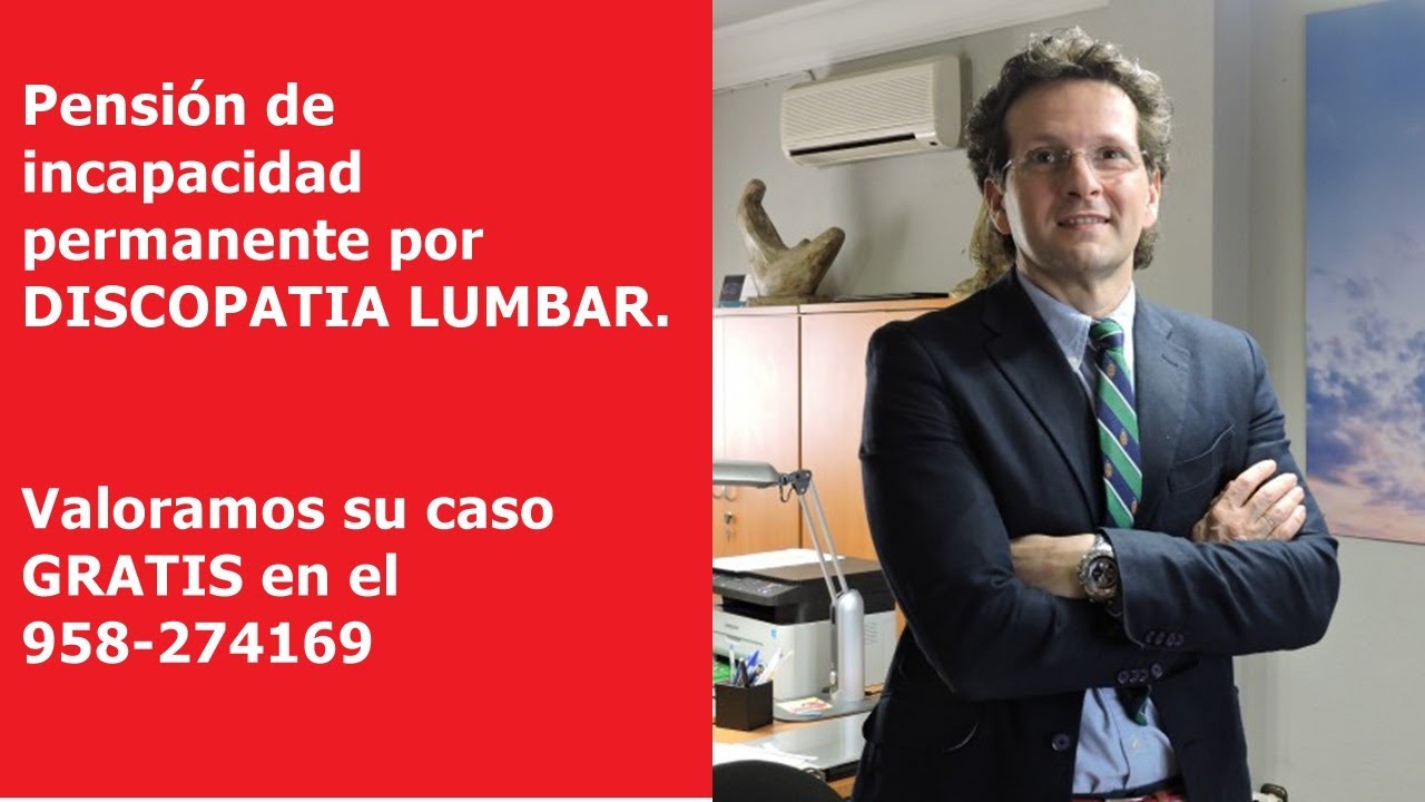 grado de discapacidad por discopatía degenerativa lumbar
