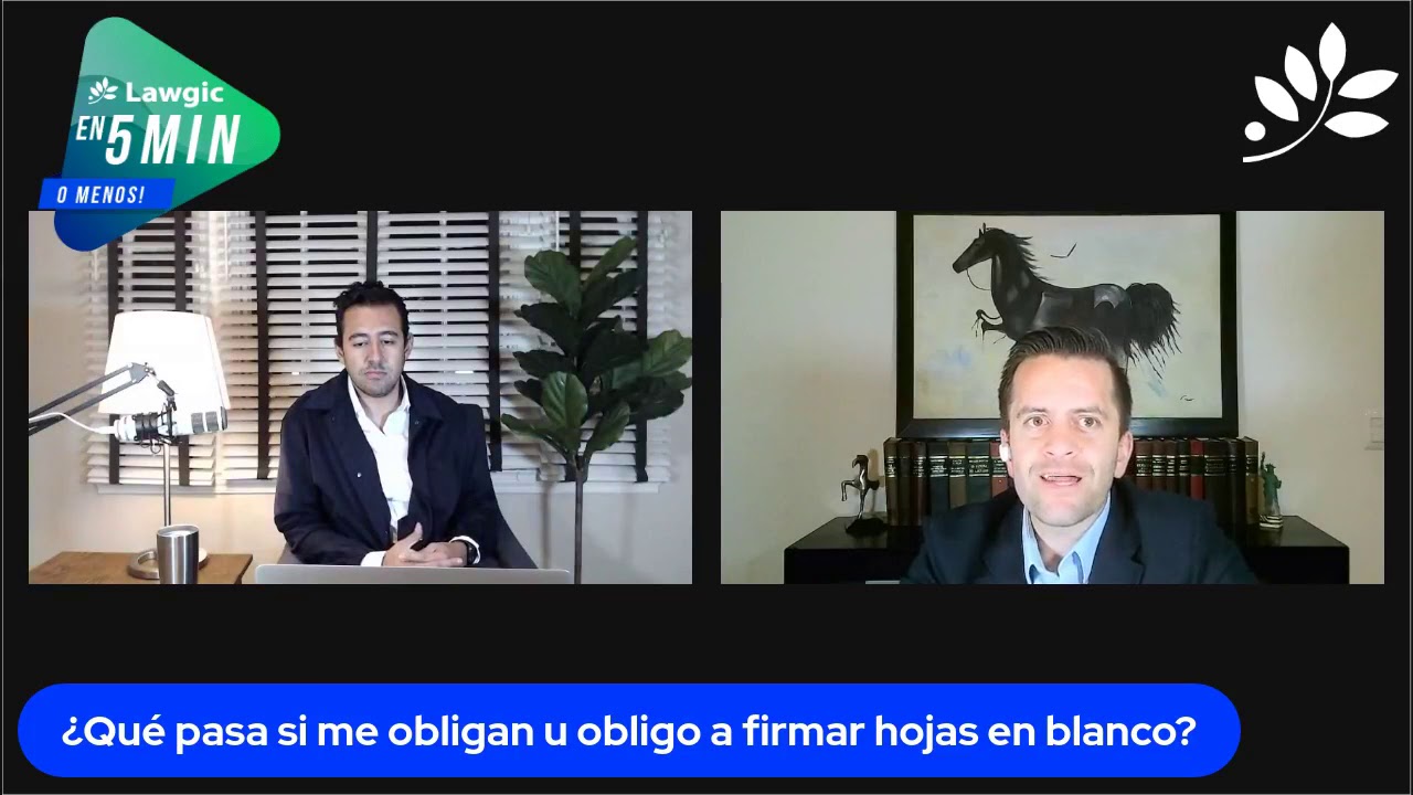 me obligan a firmar un documento