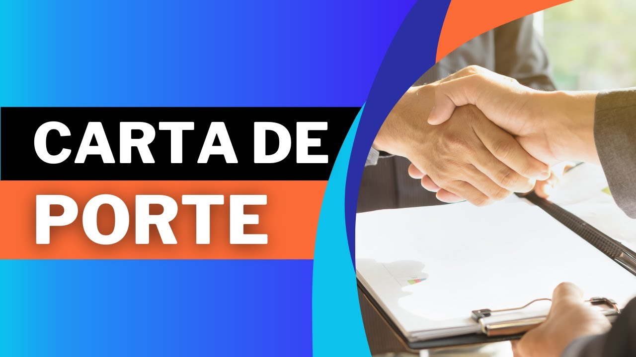 que es la carta de porte