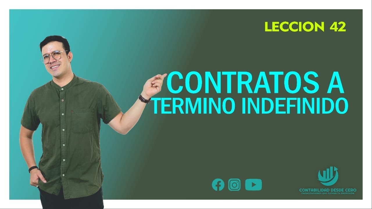 que es un contrato de trabajo indefinido